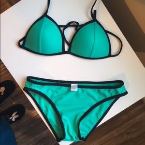 Neoprene style bikini